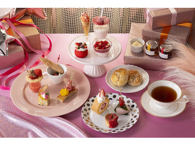 【スイスホテル南海大阪】かわいいピンクに心ときめく 「Pretty In Pink Afternoon Tea」2024年4月1日（月）より開催