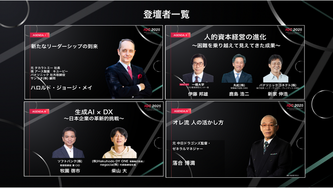 第5回 IGNITE Executive Networking & Leadership Conference（IGC 2025）の開催報告および次回スポンサー募集