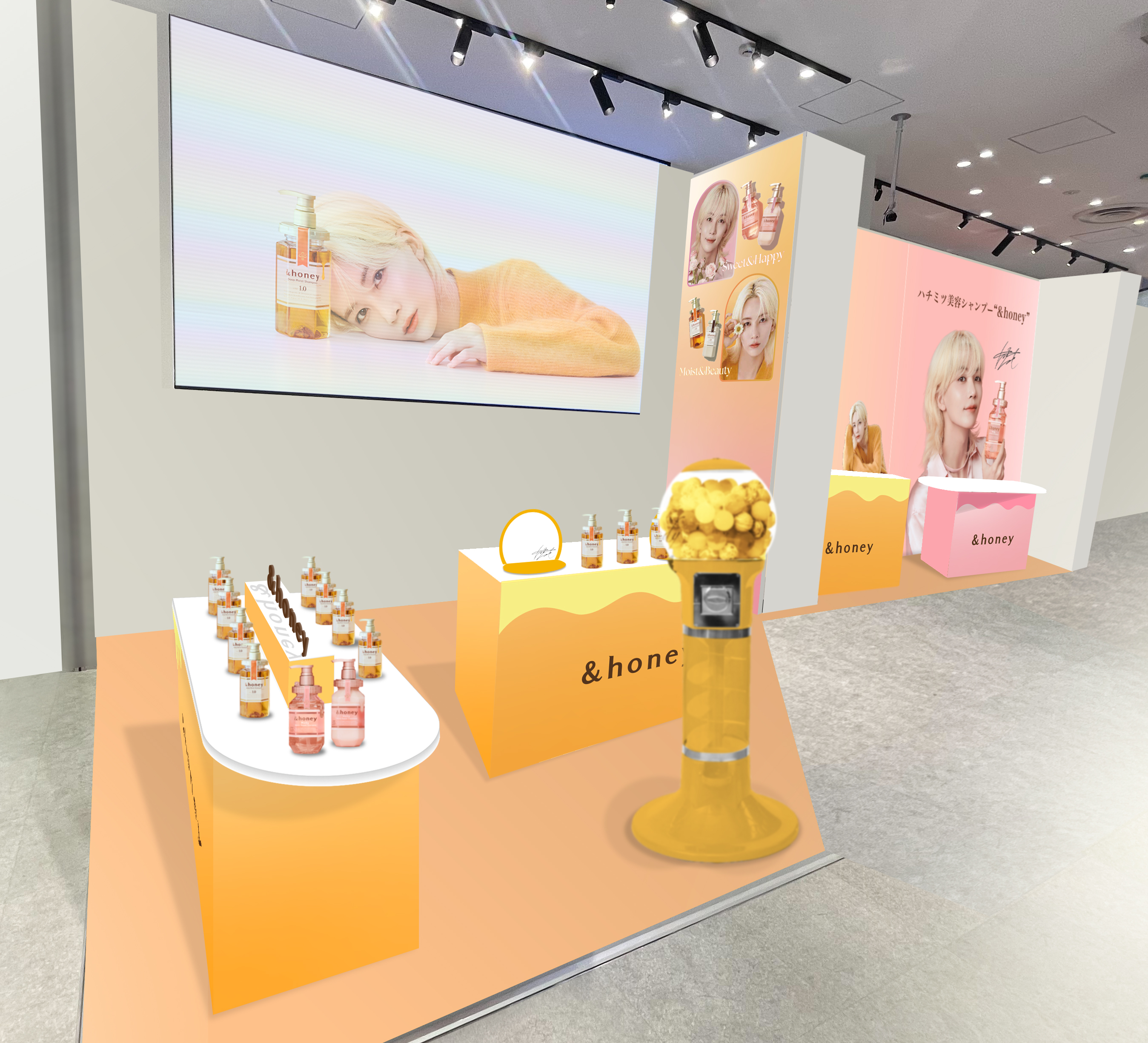 JEONGHANのフォトパネルやコメントムービーも！&honeyが@cosme TOKYOにてPOPUP STOREを2025年5月14日(水)～5月20日(火)で期間限定開催！