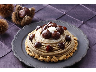 【ホテル日航大阪】テイクアウトケーキに新商品「和栗のプレミアムモンブラン」販売開始