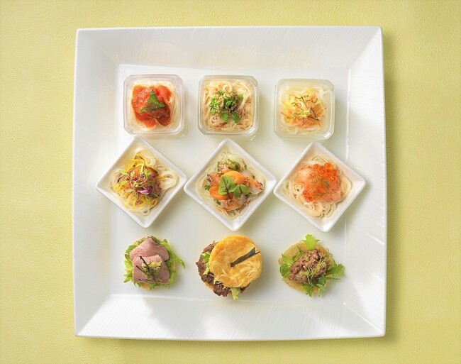 【グランドニッコー淡路】伝統×革新のそうめん料理「淡路島手延べそうめん 大自然からの9つの贈り物」を6月2日より販売