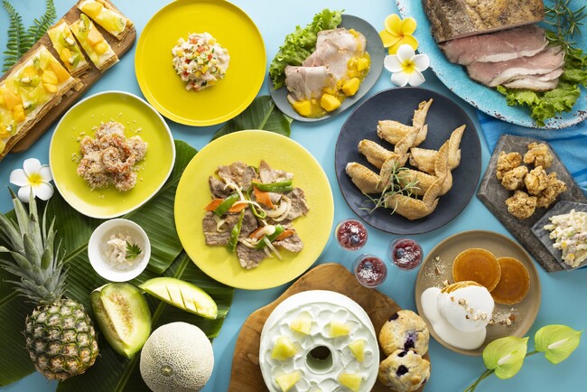 【ホテル日航成田】フレッシュメロンも食べ放題『メロンフェア 常夏ハワイアンフェス』を7月1日より開催