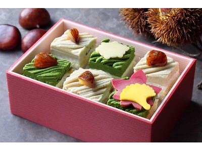 【ホテル日航プリンセス京都】敬老の日ギフトやおうちスイーツにもおすすめの『和栗と抹茶のモンブラン・キューブ』を9月1日より販売