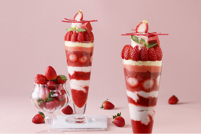 【グランドニッコー東京 台場】「あまおういちごパフェ」提供期間：2025年1月1日（木・祝）～2月28日（土）