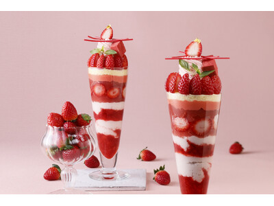 【グランドニッコー東京 台場】「あまおういちごパフェ」提供期間：2025年1月1日（木・祝）～2月28日（土）