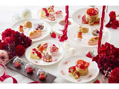 【ホテル日航大阪】「苺アフタヌーンティーセット WINTERバージョン」を1月5日より提供