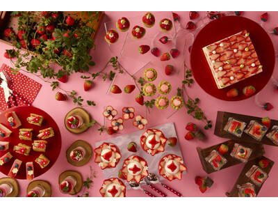【グランドニッコー東京ベイ 舞浜】2月の3連休限定で「ストロベリースイーツブッフェ～Strawberry Flower Garden～」を開催
