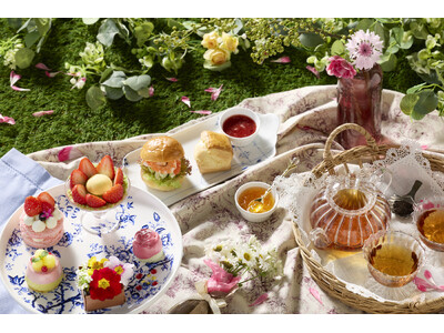 【グランドニッコー東京ベイ 舞浜】3月13日～4月19日の金・土・日・祝日限定で『春の花咲くアフタヌーンティー』を提供