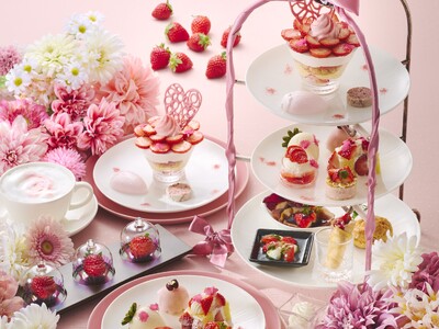 【ホテル日航大阪】「苺アフタヌーンティーセット SPRINGバージョン」を3月1日より提供