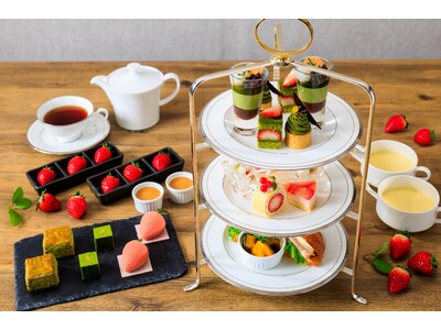 【ホテル日航立川 東京】「苺と抹茶のアフタヌーンティー」2月15日より予約受付開始