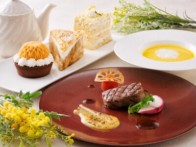 【ホテル日航プリンセス京都】国際女性デーに合わせて特別コース料理とスイーツを2月17日より提供