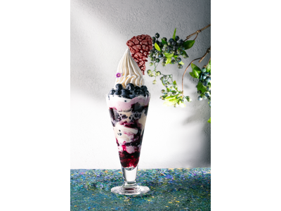 【ニッコースタイル名古屋】国産ブルーベリーとラベンダーのパフェ『Purple Sapphire』を5月1...