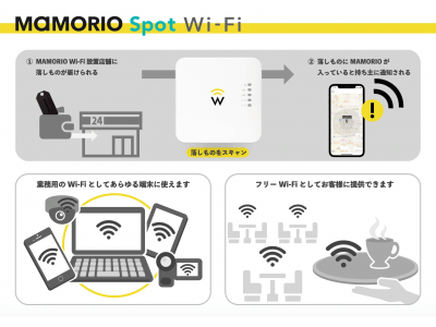 いろんな場所が「みつかるインフラ」に。置くだけでMAMORIO SpotになるWi-Fiアクセスポイント「MAMORIO Spot Wi-Fi」を提供開始。