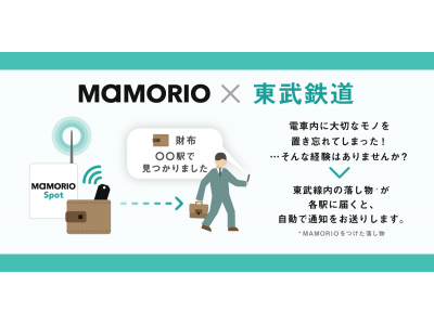 【東武鉄道】ＭＡＭＯＲＩＯ(マモリオ)を活用したお忘れ物自動通知サービスを１３駅から１２０駅に拡大します！