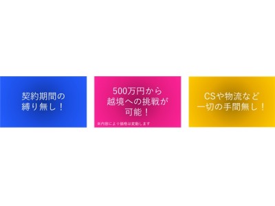 株式会社トレンドExpress、越境ECへのトライアルを可能にする新