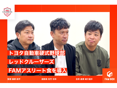 【栄養×スポーツ】トヨタ自動車硬式野球部「レッドクルーザーズ」、2025年のフィジカル強化改革に伴い「F...
