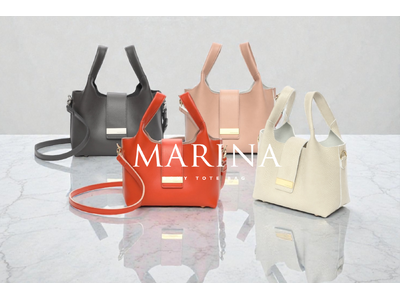 春を彩る、ボックストートバッグ「MARINA」新色発売