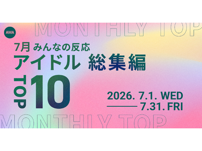 �y7�����W�ҁzAWA�Ǝ��̃A�C�h�������L���O�����J!!