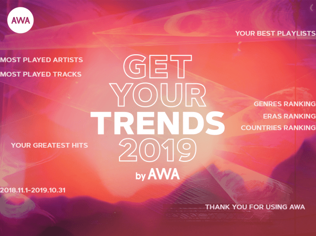 Awa が 19年の あなたを取り巻いた1年間の音楽 をテーマにした特設サイト Get Your Trends 19 を公開 Zdnet Japan