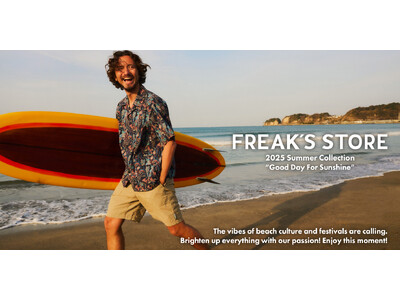 FREAK'S STOREのサマーコレクション「Good Day For Sunshine」が登場！マルチに使えるショーツやアーティストコラボのTシャツなどをラインナップ。