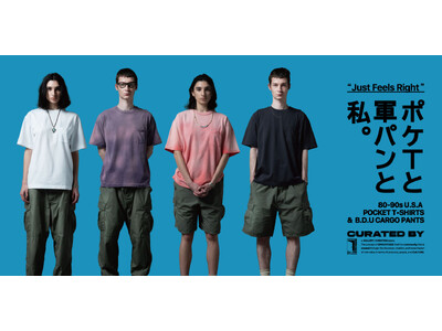 OPEN STUDIOが提案する、今の気分のアメリカンベーシック「ポケTと軍パンと私。」を展開〈4月3日(金)〉