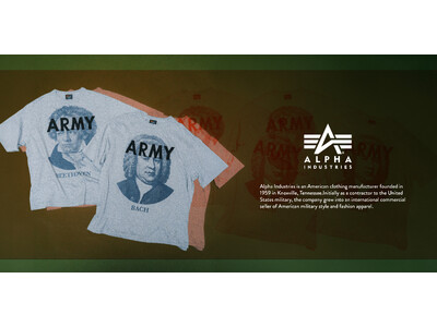 「FREAK’S STORE」が「ALPHA INDUSTRIES」に別注したグラフィックTシャツ2型を...
