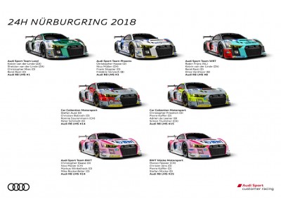 ニュルブルクリンク24時間レース：Audi Sportカスタマーレーシング最大の祭典