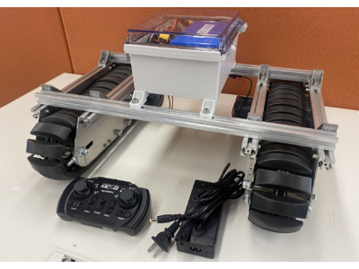 テスト用電動クローラユニット「CuGo」シリーズ、届いてから約30分で遠隔操作型移動ロボットが開発可能な「CuGoV3遠隔操作コンプリートキット」を販売開始