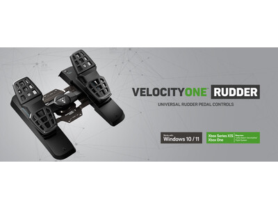 新たな次元のフライトシミュレーションを実現するTurtle Beach「VelocityOneラダーペダル」の販売を開始