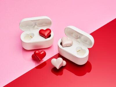 ハート型の愛らしいフォルムはそのままに、Hybrid ANCや低音重視モードを搭載したワイヤレスイヤホン「HeartBuds Pro」を12月12日から順次発売