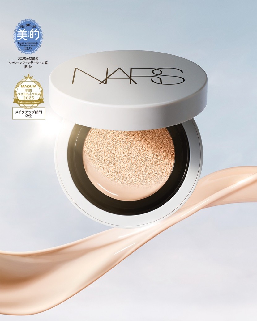 NARS 2025年年間ベストコスメ受賞最新情報：「ライトリフレクティング セラムクッションファンデーション」「ライトリフレクティング ルミナイジングパウダー」「ブラッシュ N」などで複数受賞