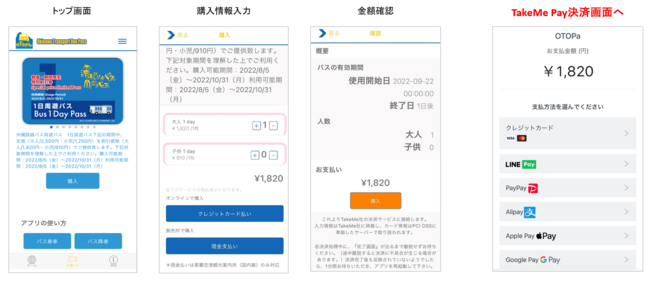 œWJ鉫HoXVAvuOTOPavƁuTakeMe PayvAPIڑJn