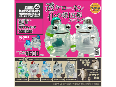 イラストレーター・モデラー 横山宏氏、クリエイター タケヤマ・ノリヤ氏が手掛ける「ケローネン」のカプセル...