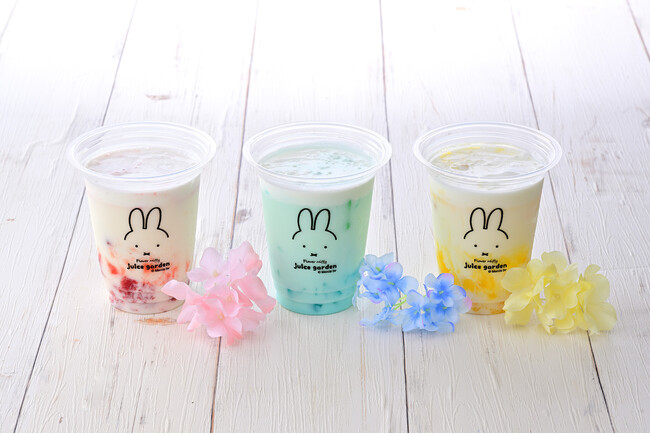 フルーツの甘酸っぱさとヨーグルトのまろやかな味わいを楽しめる「しゃりとろヨーグルトドリンク」がドリンクスタンド「フラワーミッフィー ジュースガーデン」に新登場。2026年9月18日(金)より発売