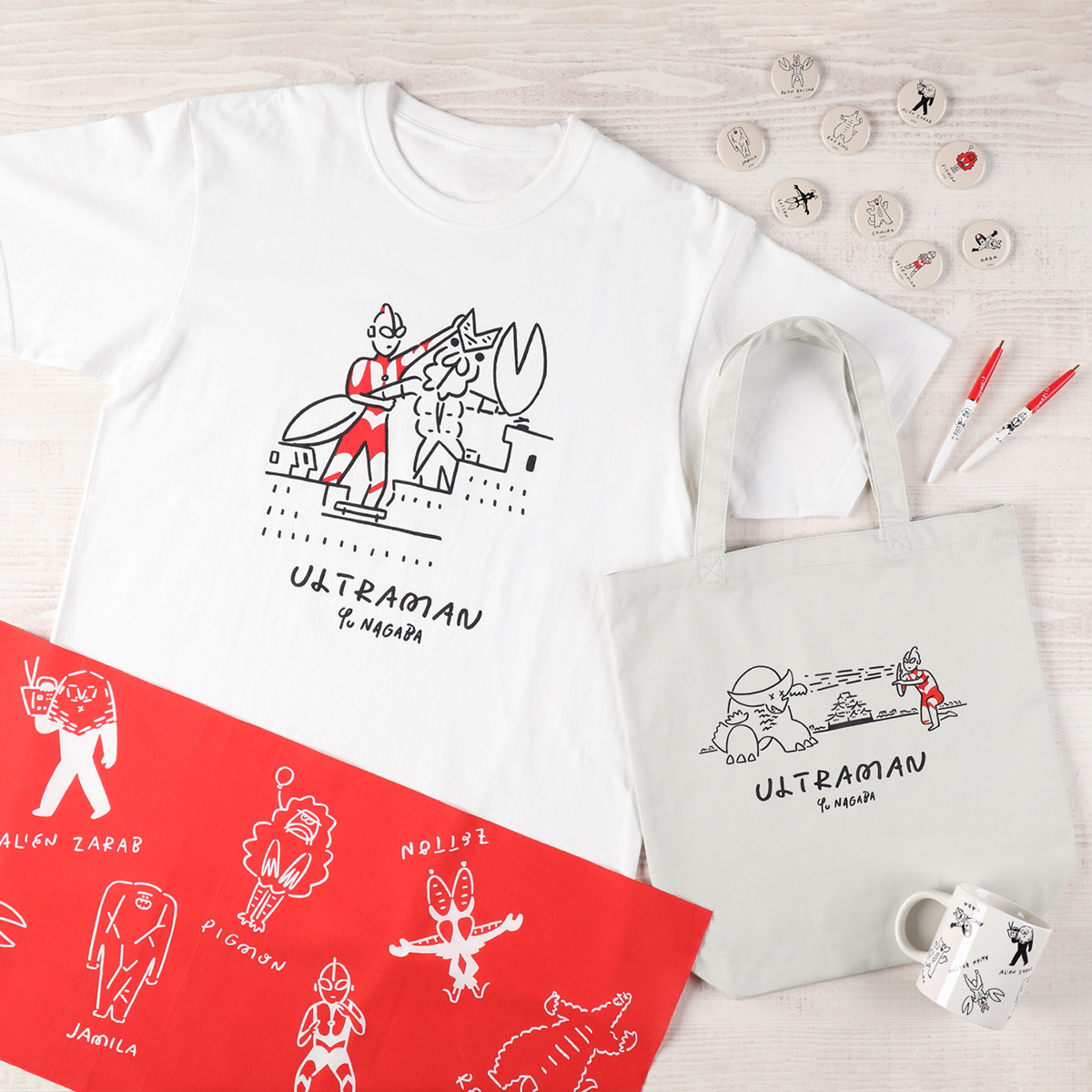 「ULTRAMAN STORE」とアーティスト・長場 雄氏のコラボレーションが決定！描き起こしイラストを使用した限定アイテムを「ULTRAMAN STORE」にて2026年10月9日(金)より発売！