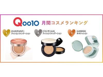 2021年1月「Qoo10」月間コスメランキング発表