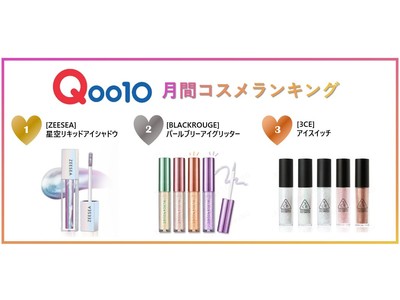 2021年3月「Qoo10」月間コスメランキング発表