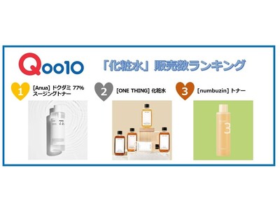 季節の変わり目で気になる秋のゆらぎ肌に　Qoo10「化粧水」販売数ランキング発表