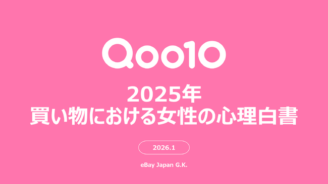 ＜Qoo10「2025年買い物における女性の心理白書」＞2025年、女性たちが買い物において重視してきた考え方とは？Qoo10「2025年買い物における女性の心理白書」発表