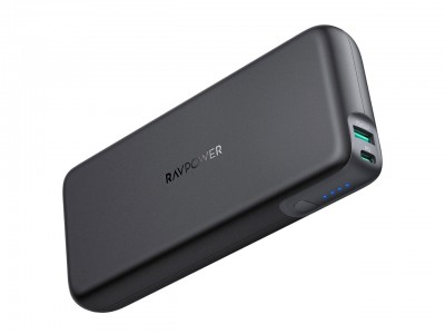 【RAVPower】MacBook Proも充電可能な高出力60W仕様！USB Type-C/Aの2ポート仕様で2台同時充電対応の大容量20000mAhモバイルバッテリー"RP-PB201"発売