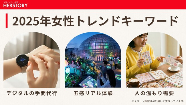 【2025年女性トレンド総括】キーワードは「デジタルの手間代行」「五感リアル体験」「人の温もり需要」