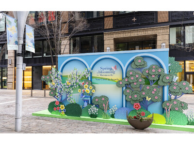 ヴァン クリーフ＆アーペル、東京・丸の内仲通りで春の訪れを祝福するイベントを開催中