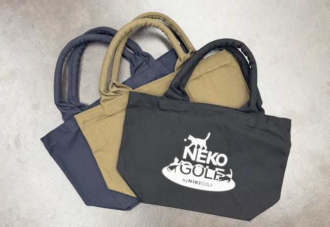 ゴルフボールを買って、ネコゴルフのネコエコバッグ