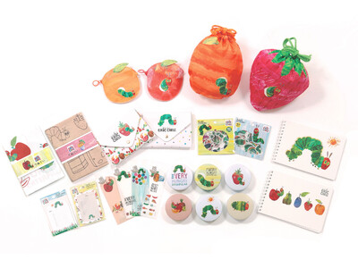 くだものがいっぱい♪累計発行部数5500万部以上、世界中で愛される名作『はらぺこあむし』の夏を彩る鮮やかな文具雑貨が新登場