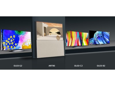 史上最高画質「LG OLED evo Gallery Edition」のG2シリーズを含む、4K有機ELテレビ　2022年ラインアップ　全4シリーズ12モデルを5月下旬より順次発売