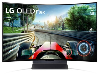 20段階で曲率調整できる“自由に曲げられるテレビ”42インチ有機ELテレビ「LG OLED Flex」を2023年1月18日（水）より発売