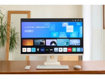 LG SMART Monitorシリーズに新モデル登場！「32SR50F-W」、「27SR50F-W