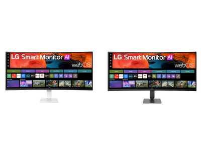 34インチ21:9曲面型ウルトラワイドモニター「LG Smart Monitor AI」2モデルを7月下旬より順次発売