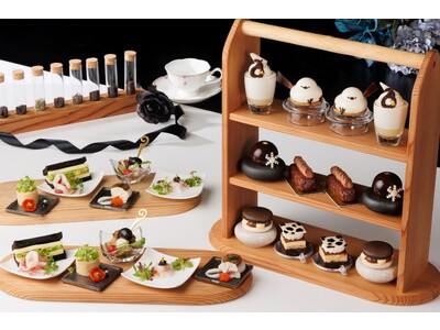 【都シティ 大阪天王寺】冬のアフタヌーンティー ～白と黒～ を販売