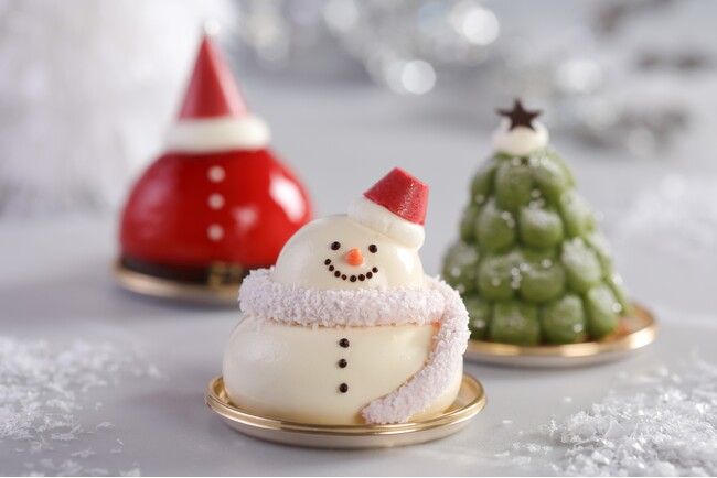 【シェラトン都ホテル大阪】ツリーやリースをイメージしたおひとりさまサイズのクリスマスケーキが登場　冬季限定スイーツ＆パン販売